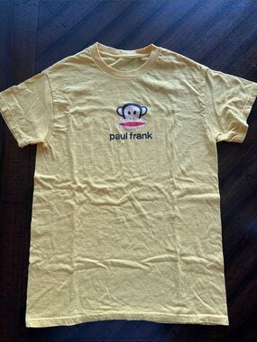Paul Frank Yellow Graphic Tee - Classic Julius Logo